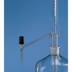 Burette automatiche, secondo Pellet, vetro borosilicato 3.3, classe B, senza rubinetto