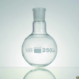 LLG-Round bottom flasks with standard ground joint, borosilicate glass 3.3
