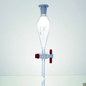Ampoule à décanter LLG selon Squibb, verre borosilicate 3.3