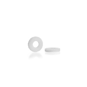 Disco filtrante con foro, d = 23 mm, foro d = 9,4 mm, porosità 1, in DURAN®