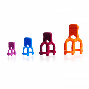 Clip per giunti sferici Keck™, in POM