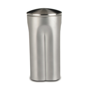 Contenitore in acciaio inox da 1 litro, senza maniglia, con coperchio in acciaio inox, guarnizione in PTFE, per miscelatore a lame Waring Blender