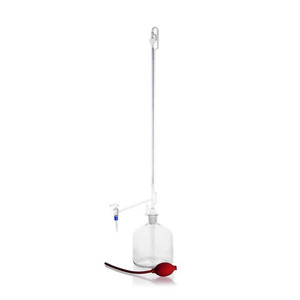 Buretta automatica, 10/0,02 DURAN, completa di flacone e pallone