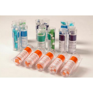 Tampone in capsule, pH 10 a 25°C, blu