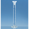 Cilindri di miscelazione, vetro borosilicato 3.3, forma alta, classe A, graduazioni blu