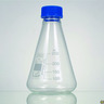 Erlenmeyer LLG, verre borosilicate 3.3, avec bouchon vissé