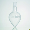 Pear shape flasks with standard ground joint, borosilicate glass 3.3