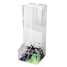 Dispenser in acrilico a più compartimenti