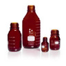 Bottiglie da laboratorio protect+ DURAN®, ambrate, GL 45, 5 L, rivestimento in plastica (PA12), con tappo antipolvere