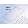 Coperchio per micropiastre, ad alto profilo, PS, standard, trasparente
