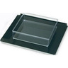 Piattaforma piatta, 300x300 mm, con tappetino in gomma antiscivolo