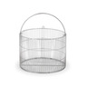 Cestello forato CV-150M, in acciaio inox, diam. esterno 470 mm x altezza esterna 235 mm, per autoclavi automatiche AES-150