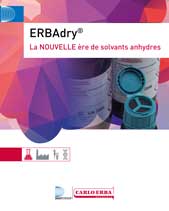 ERBAdry® : Solvants anhydres nouvelle génération