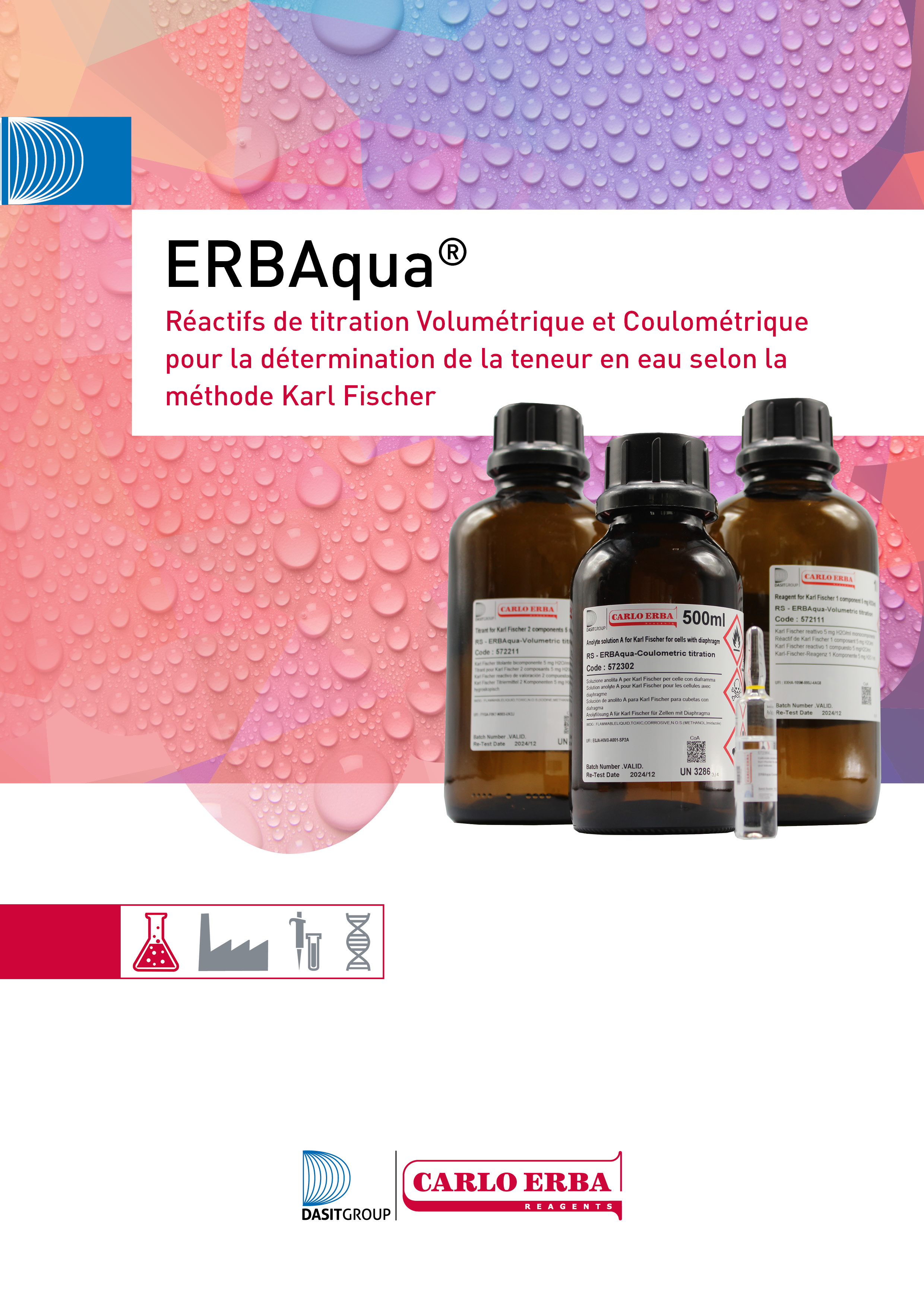 ERBAqua : la gamme de réactifs KARL FISCHER