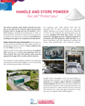 Handle and store powder