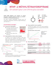 MTHP : Le solvant pour une chimie plus durable