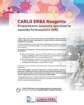 Preparazione soluzione igienizzante