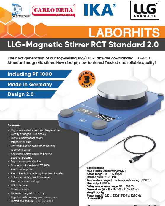 LLG-Magnetic Stirrer RCT standard 2.0