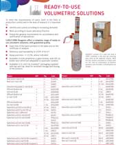 Ready-to-use volumetric solutions
