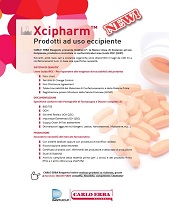 Xcipharm: prodotti a uso eccipiente