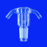 Stirrer bearings with cooling jacket, DURAN tubing Stirrer bearings with cooling jacket, DURAN tubing