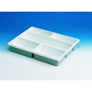 Bandejas compartimentadas, PVC