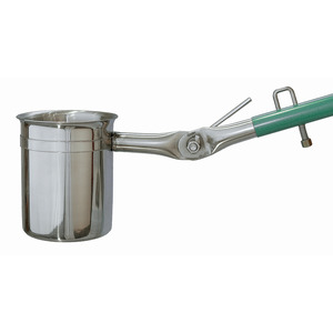 Beaker angolato per campioni, in acciaio inossidabile, Capacità 1 litro, Dimens. (Ø x H) 100 x 130 mm