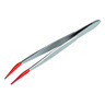 Forceps with silicone-coated tips, stainless steel Forceps with silicone-coated tips, stainless steel