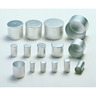 Aluminium caps, pure aluminium Aluminium caps, pure aluminium