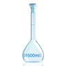Volumetric flasks, borosilicate glass 3.3, class A, blue graduations Volumetric flasks, borosilicate glass 3.3, class A, blue graduations