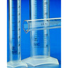 Measuring cylinders, PMP, Class B, blue graduations