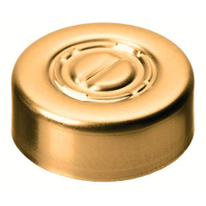 LLG-Crimp Seals ND20 (Center Tead Off Caps), Aluminium, ready assembled
