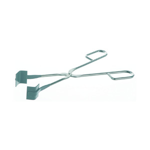 Flask tongs, 18/10 steel, Length 230 mm, Jaw opening 15 ... 60 mm