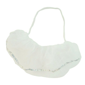 Máscaras para barba, blanca, PP, detectable