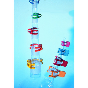 Joint clips KECK, POM, for conical ground joints Joint clips KECK, POM, for conical ground joints