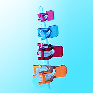 Joint clips KECK, POM, for spherical ground joints Joint clips KECK, POM, for spherical ground joints