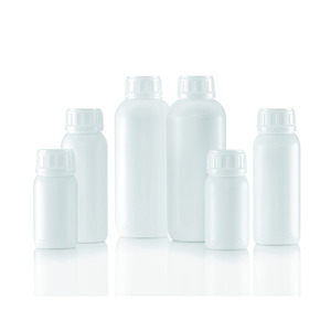 Frascos redondos, serie 321 ''Vario Pack Dual'' con protección de PA, blanca