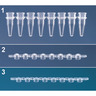 Microprovetta PCR in strip con 8 tappi separati