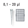 Puntali con filtro PlastiBRAND 1-20 µL