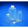 Wide-mouth bottles with cap, graduated, PFA