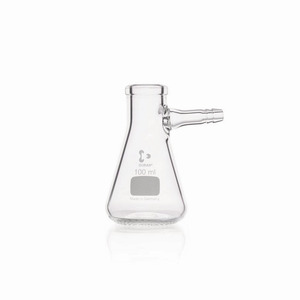 DURAN Filtering Flask with Glass Hose Connection, Erlenmeyer shape