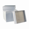 Cajas de almacenamiento criog&eacute;nicas LLG, plastificadas, blancas