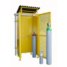 Sistema modulare per bombole gas compressi da esterno Sistema modulare per bombole gas compressi da esterno