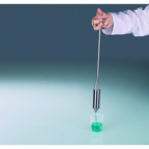 Muestreador de líquido, manejo con una sola mano, acero inoxidable V4A (1.4404)