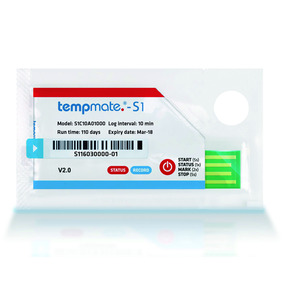 Registrador de datos desechable TempMate-S1