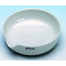 Evaporating basins, porcelain, shallow form Evaporating basins, porcelain, shallow form