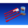 Spatules de laboratoire, nylon