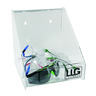 Caja dispensadora LLG, vidrio acrílico