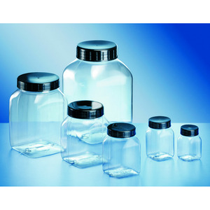 Square wide-mouth containers, series 310, PETG