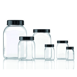 Square wide-mouth containers, series 310, PETG